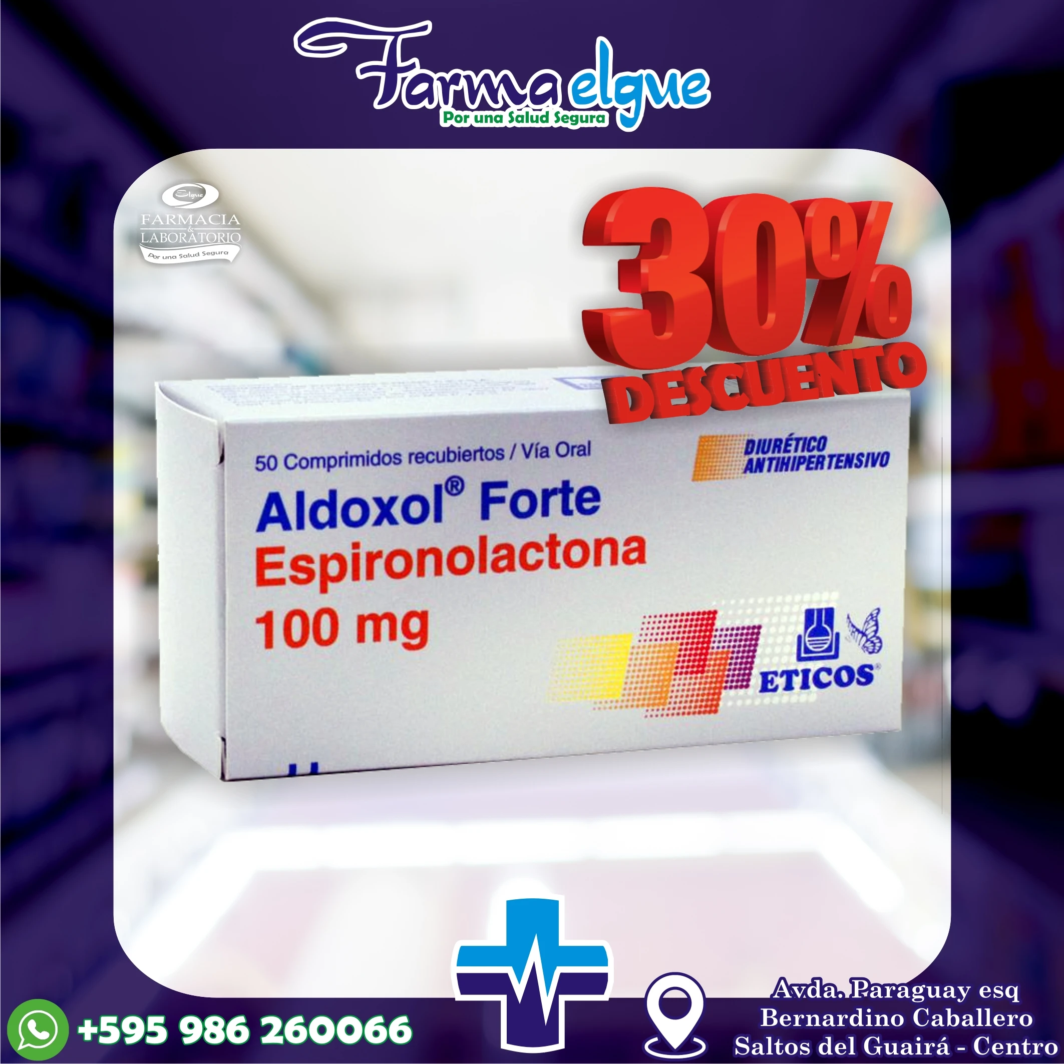 ALDOXOL FORTE 100mg x 50Comp