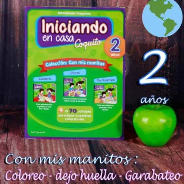 2 años Pack x3 libros 