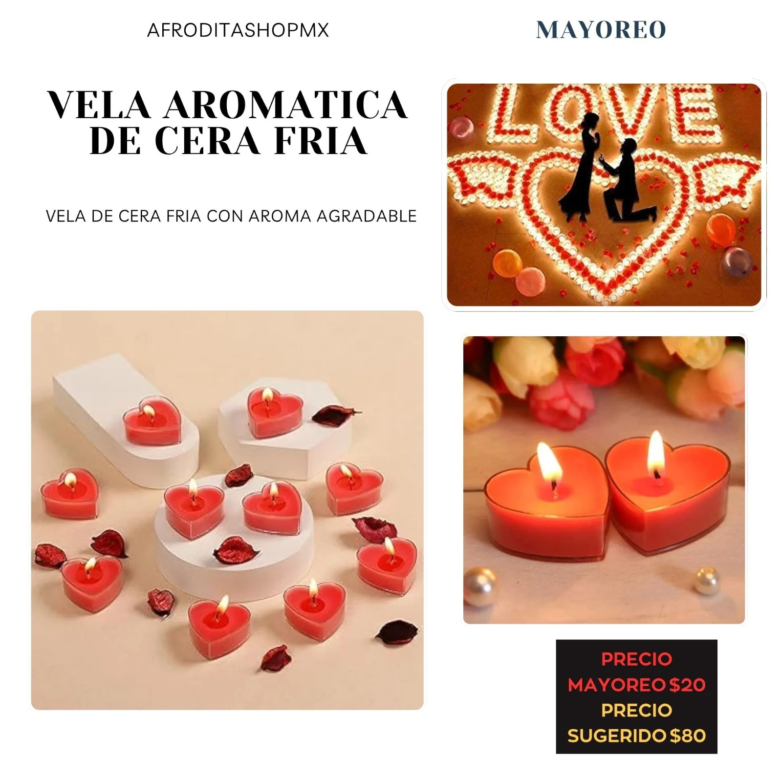 VELA AROMATICA DE CERA FRIA