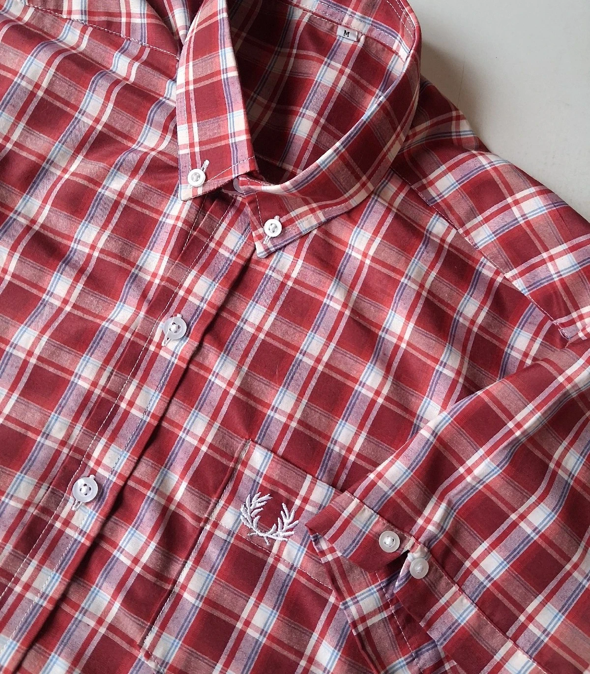 Camisa cuadros rojo 