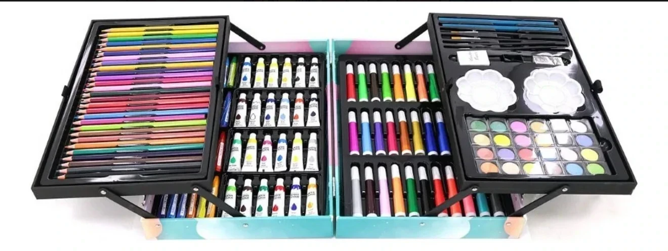 SET DE ARTE TRENDY rosa 145pcs 2