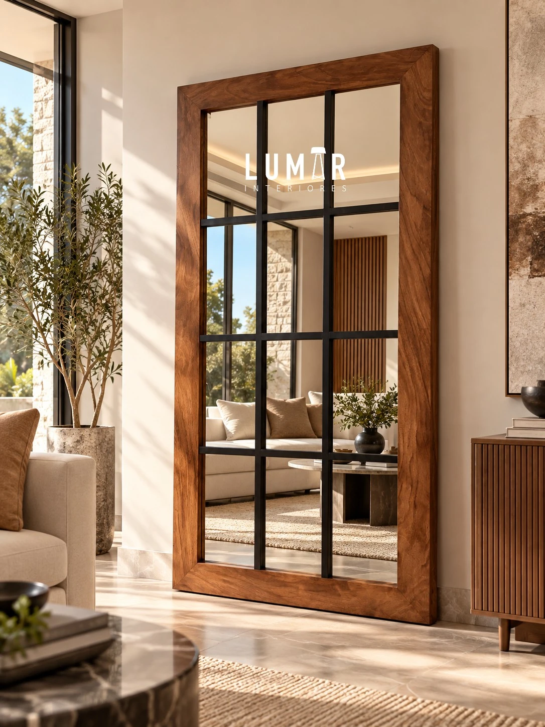 Espejo Parota MANHATTAN Ventanal  9