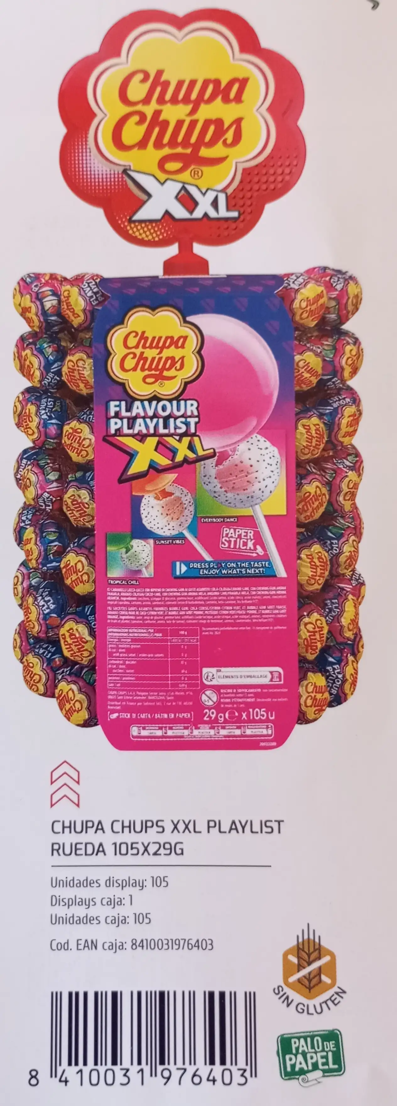 CHUPA CHUPS XXL PLAYLIST RUEDA 