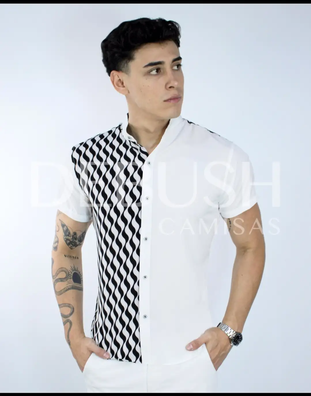 Camisa en seda francesa 