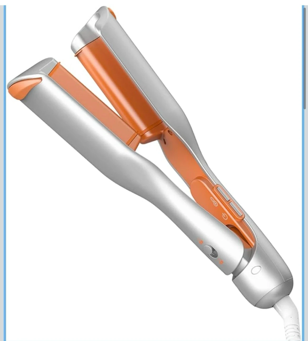 SHEGLAM 1.9 cm Ondulador Profundo, Herramienta de Cabello Ligera, Doble Voltaje, Temporizador Inteligente, Rizador de Doble Barril y Temperaturas Ajustables Anti-Quemaduras,
