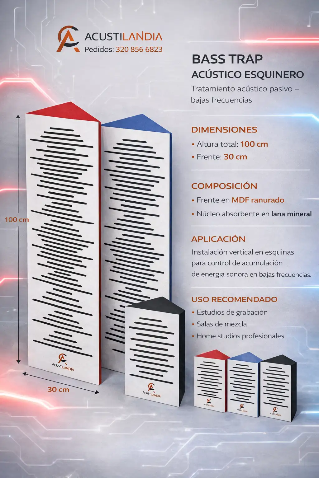 Trampas de bajos de 1mt de altura 