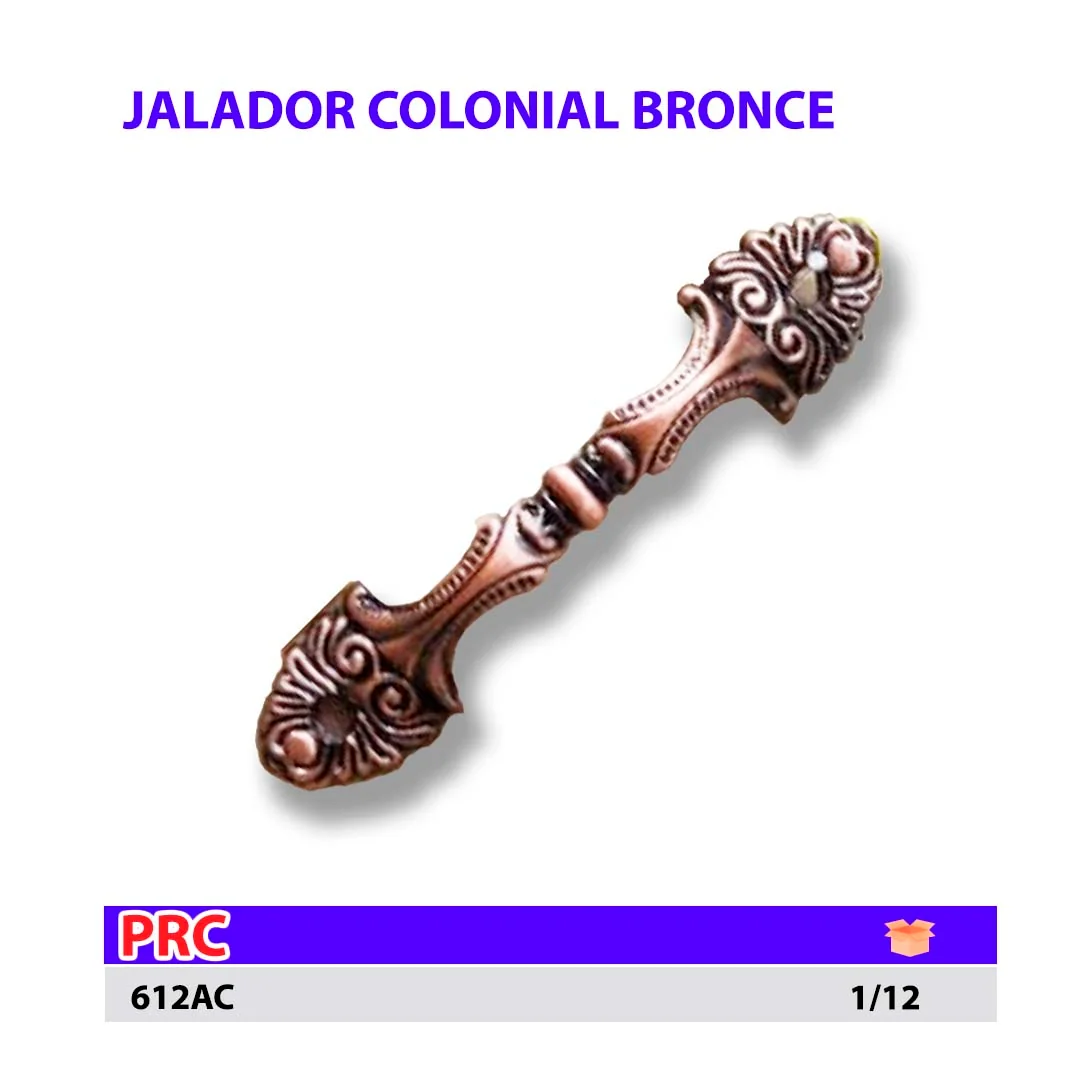 JALADOR COLONIAL Bronce (paq/60pz) 612AC 