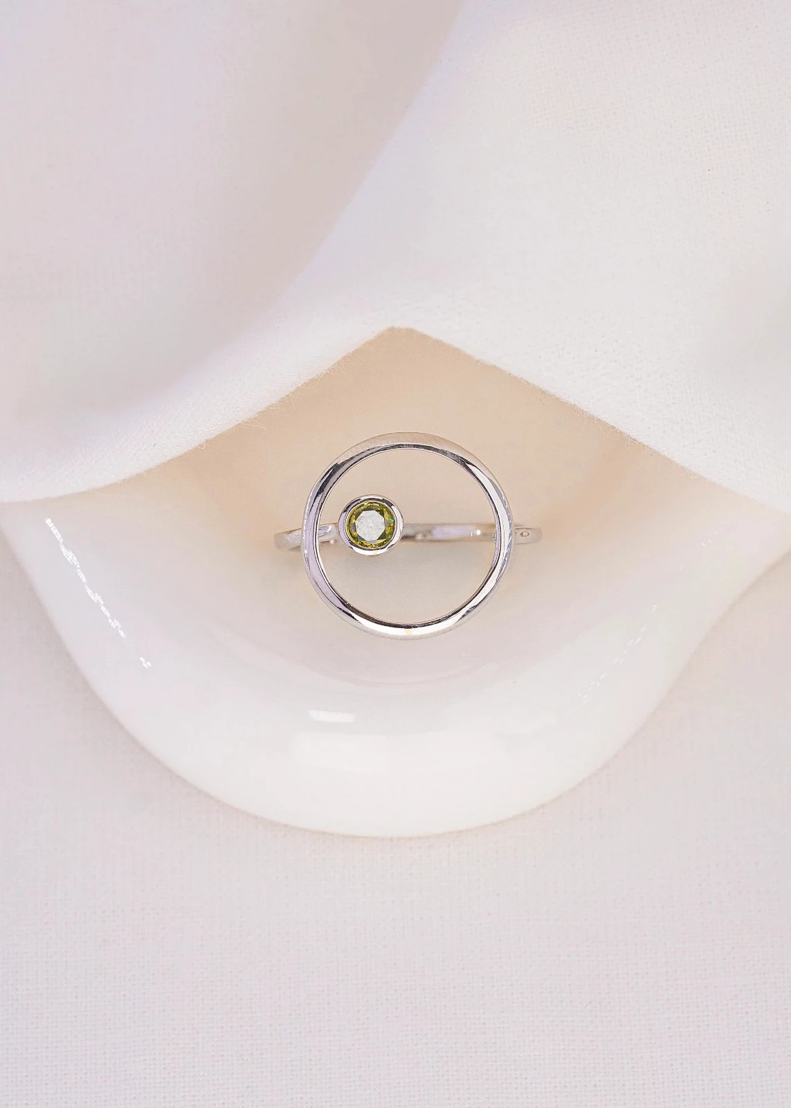 Anillo Orbia Plateado 2