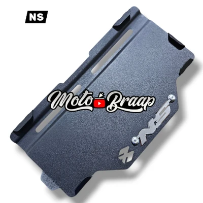  NS 125 / NS 135 / NS 150 / NS 160 / NS 200 / Porta placa tornillos ocultos negra ML