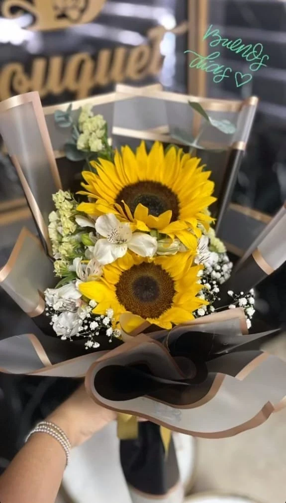 Ramillete de 2 girasoles  2