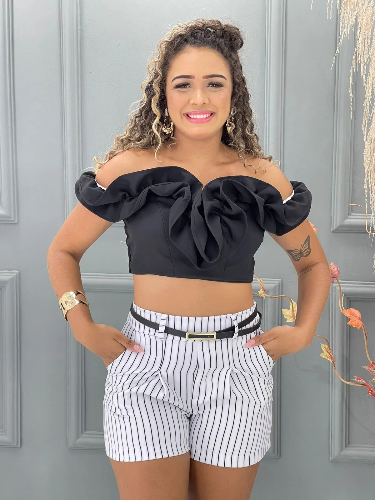 CROPPED BABADO DE LUXO  4