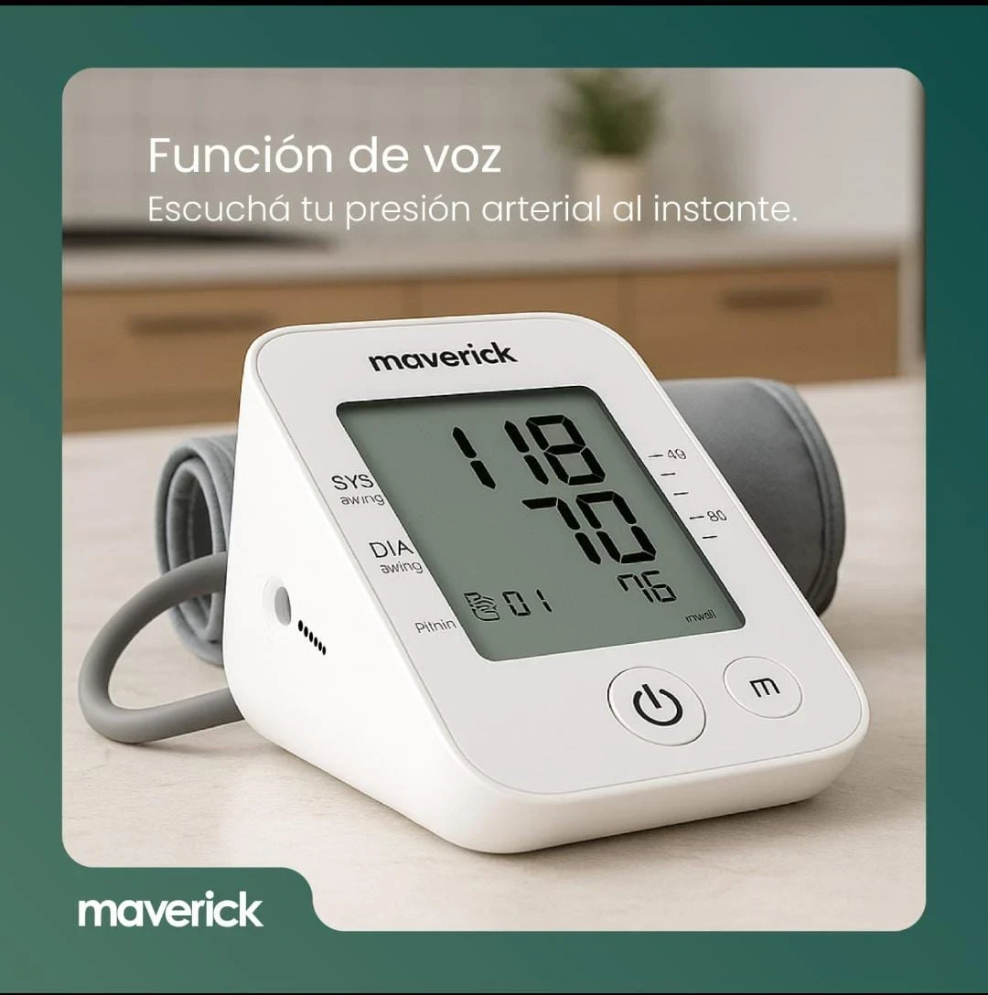 TENSIÓMETRO DIGITAL MAVERICK T-VOICE