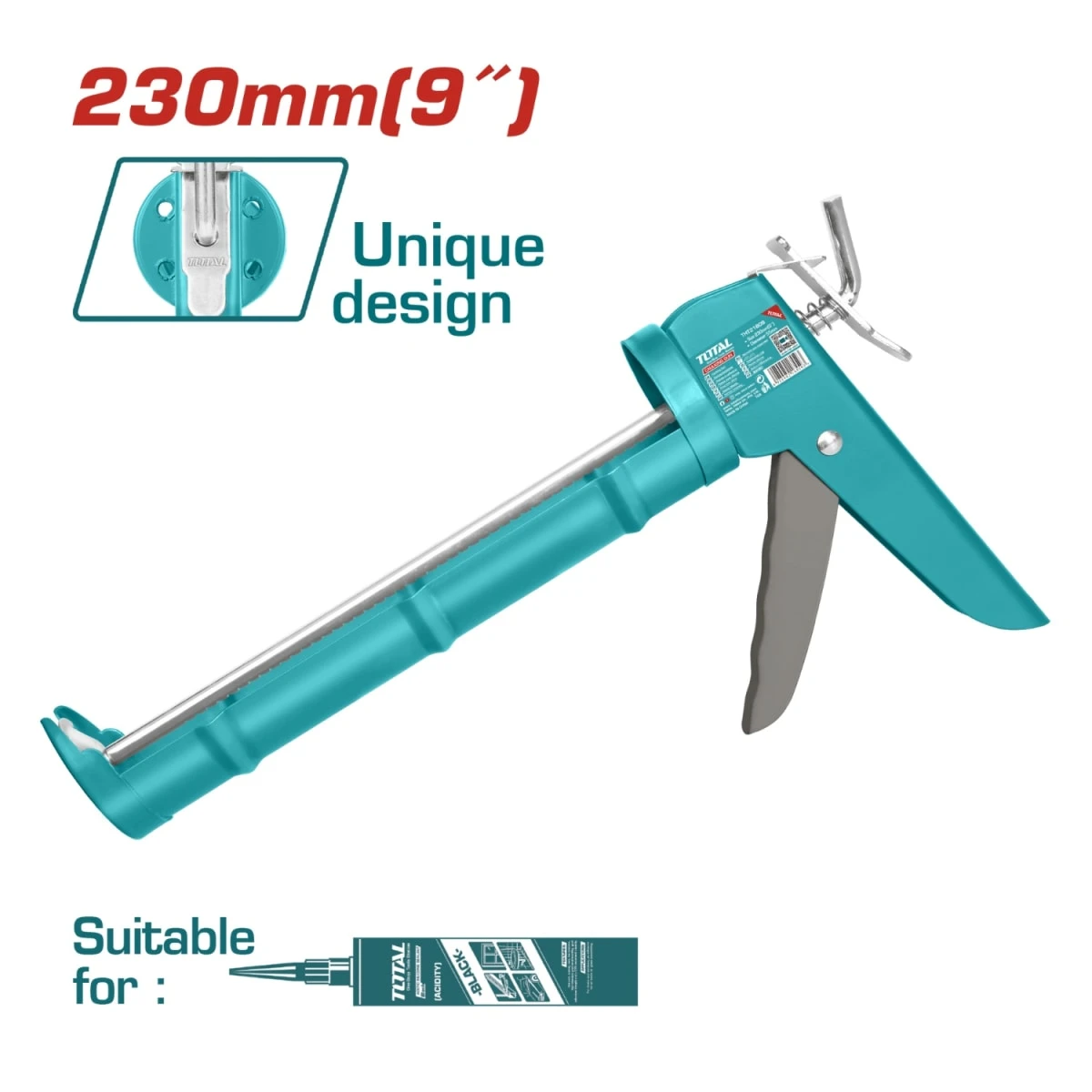 THT21809 Pistola calafateo 230mm 9" total