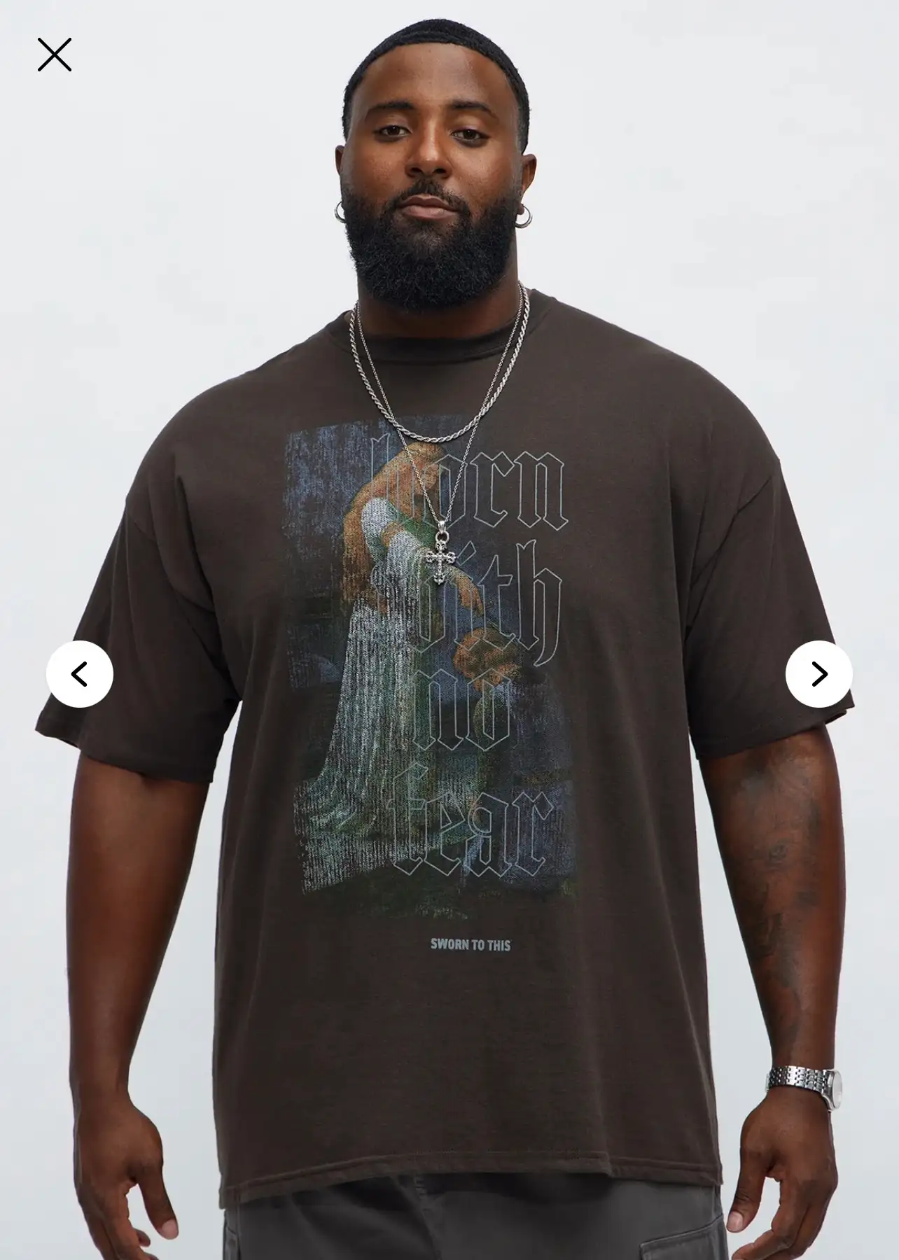  Short Sleeve Tee Brown- Size Xl