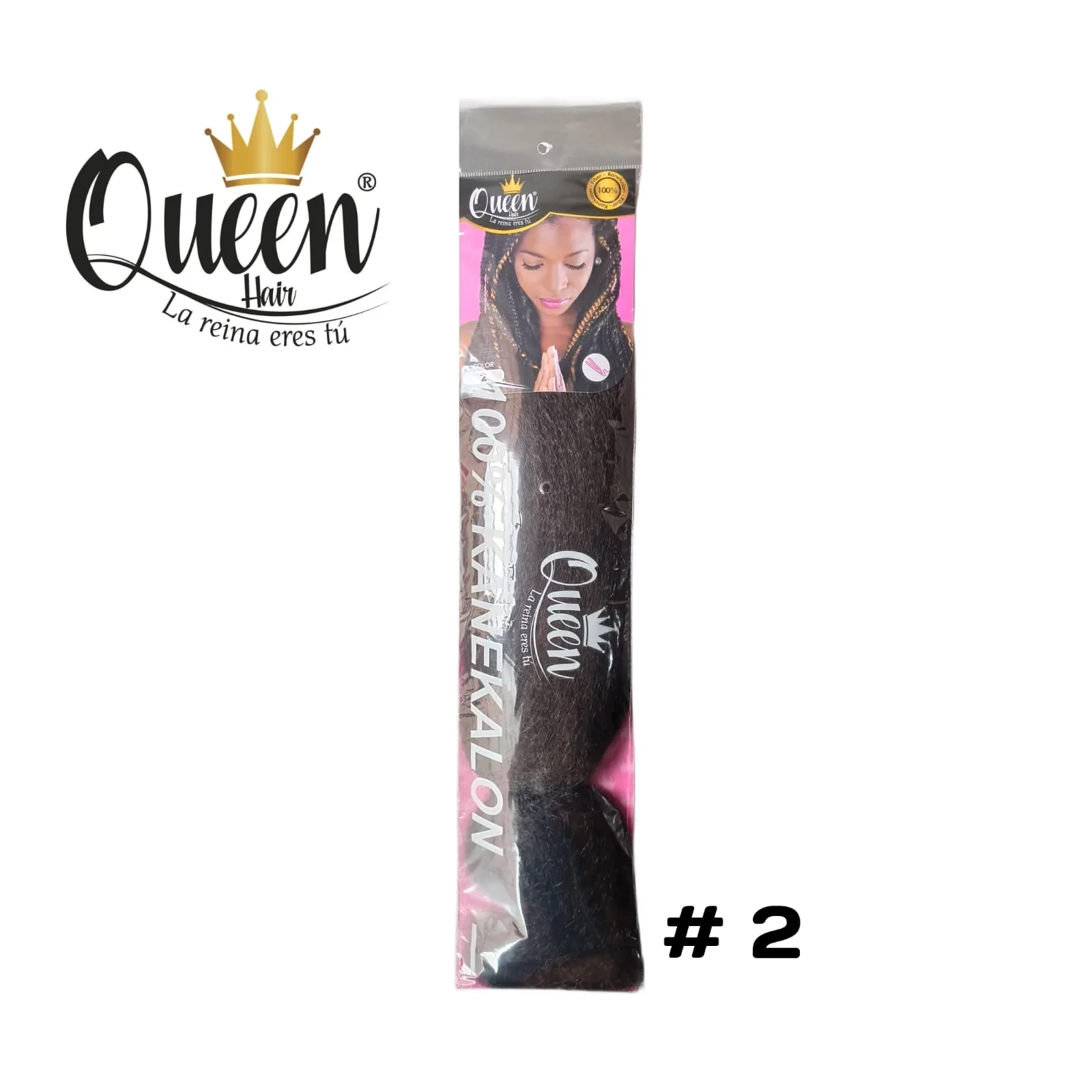 queen kanecalon #2 castaño oscuro