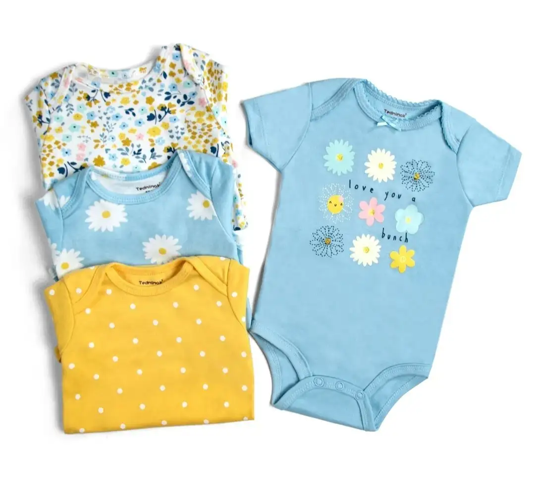 Set 4 bodys manga corta