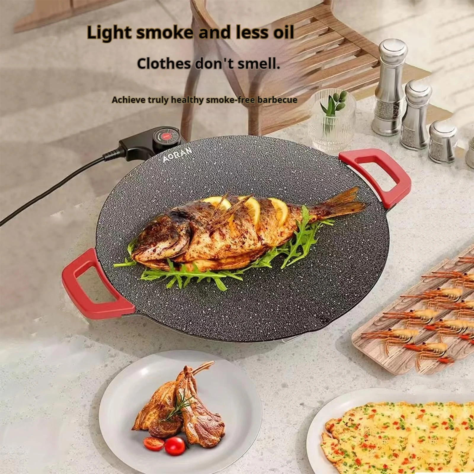 Sartén eléctrico tipo wok  3