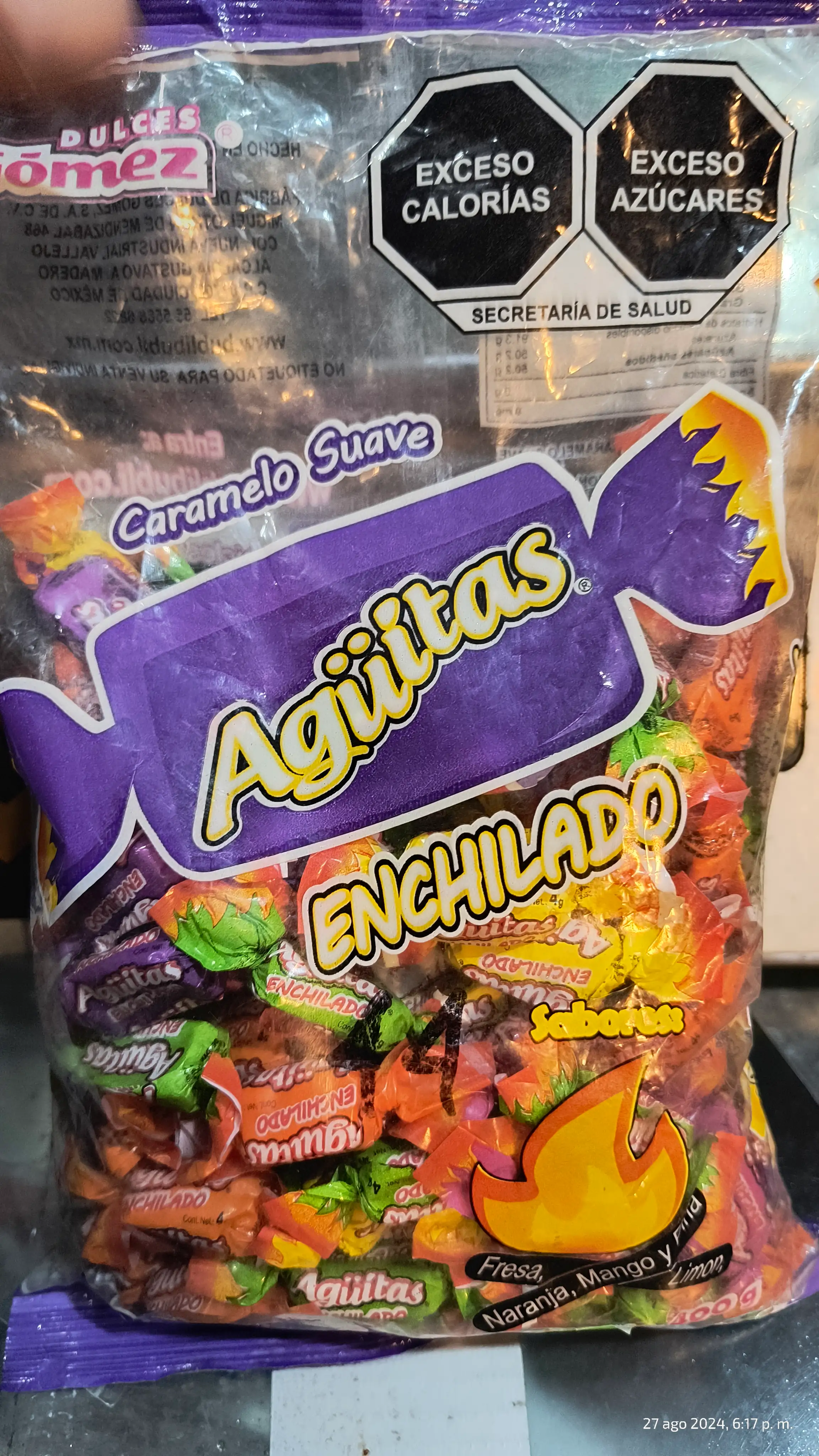 Agüitas enchilada 
