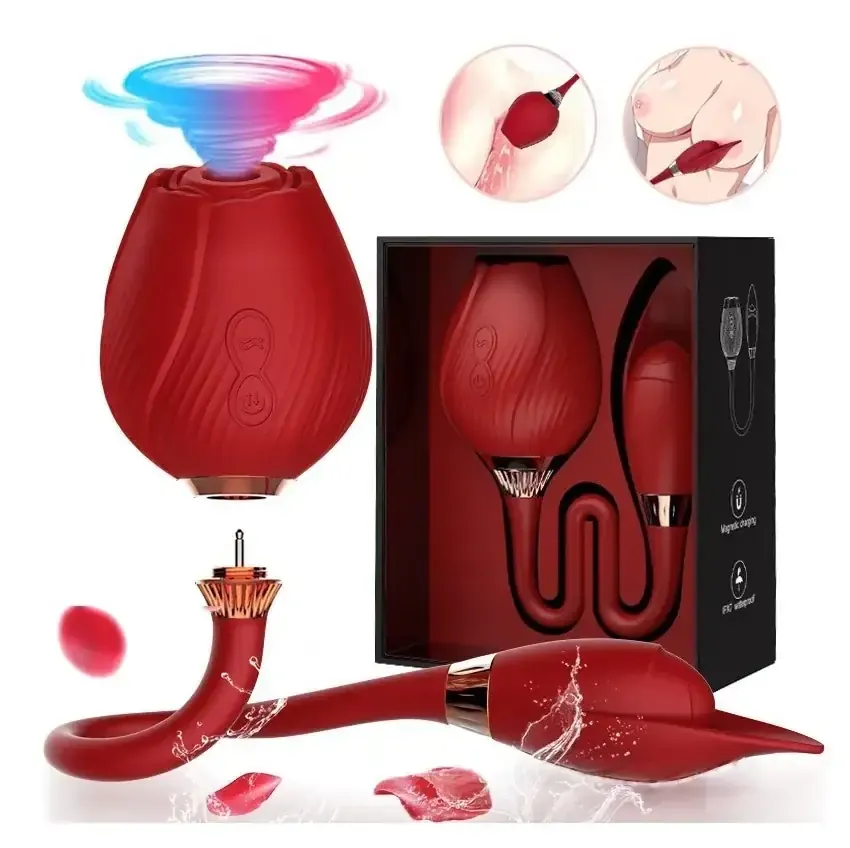Rosa Vibrator Sucking