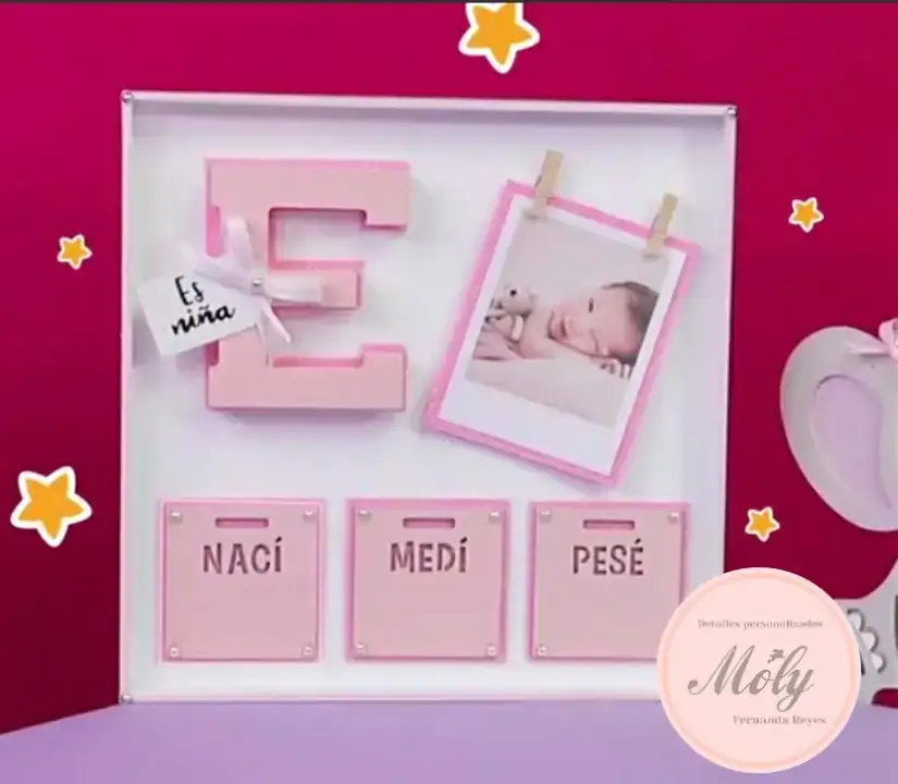 Cuadro nacimiento personalizado