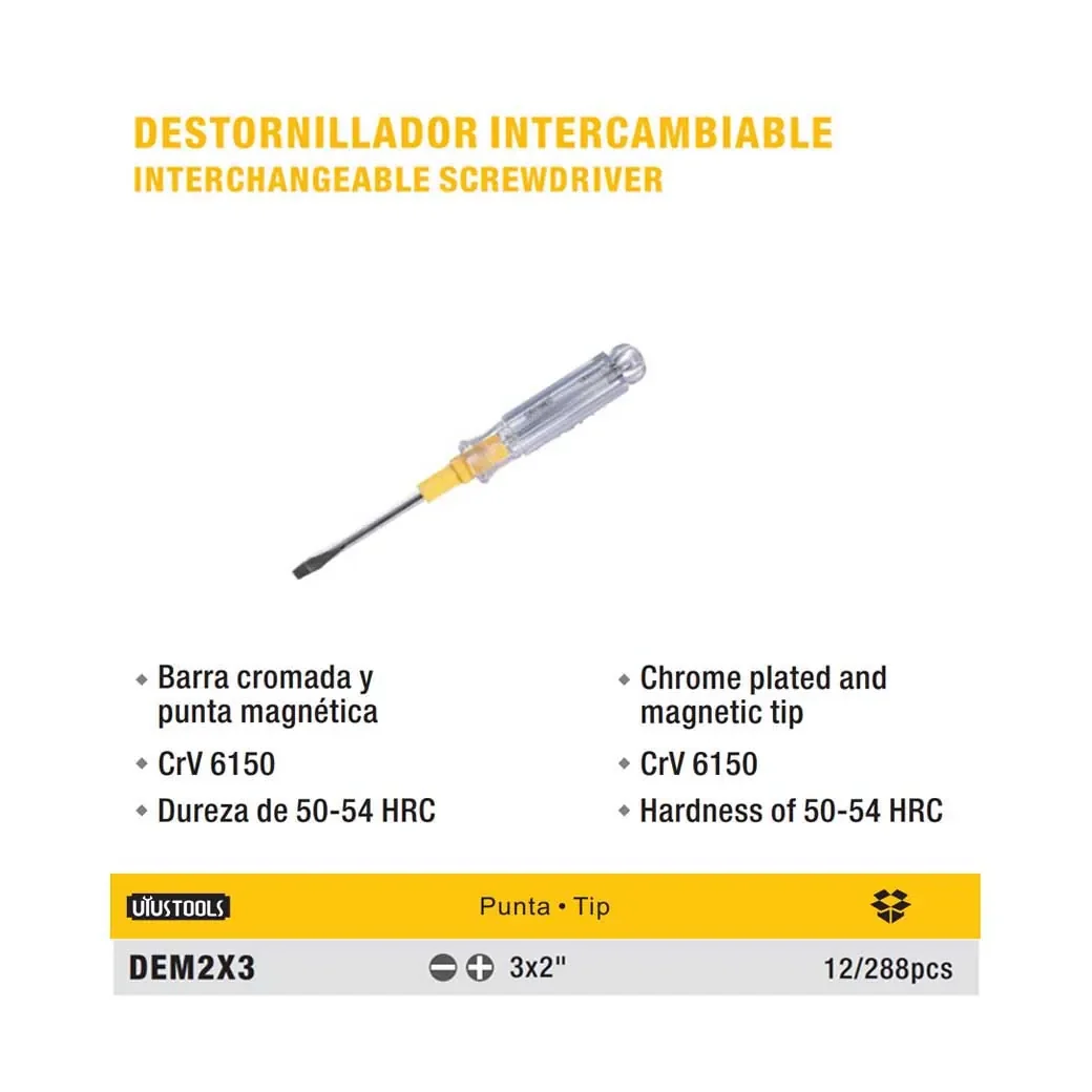DESTORN DOBLE TRANSP UYUST (pequeño) 2"X3