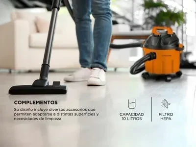 Aspiradora Winco W530 Polvo Y Liquido 10l 2