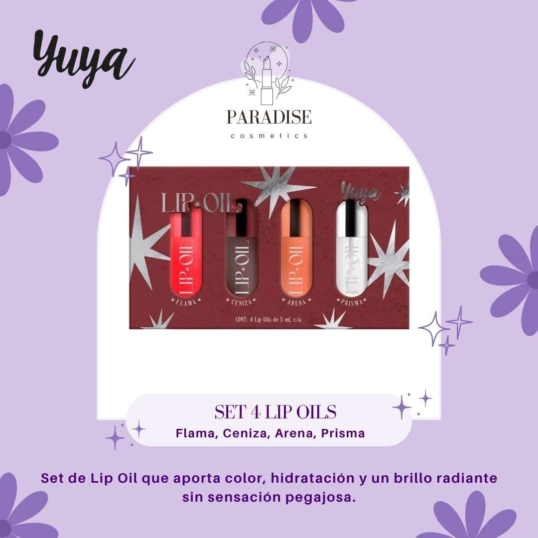 Set 4 Lip Oils