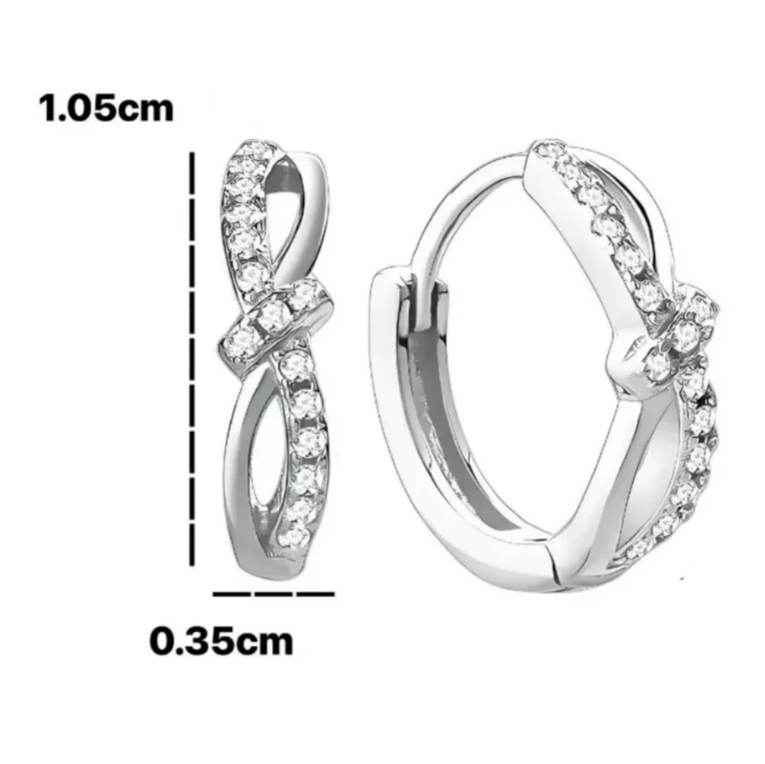 ARETES PLATA PARA NIÑAS 3