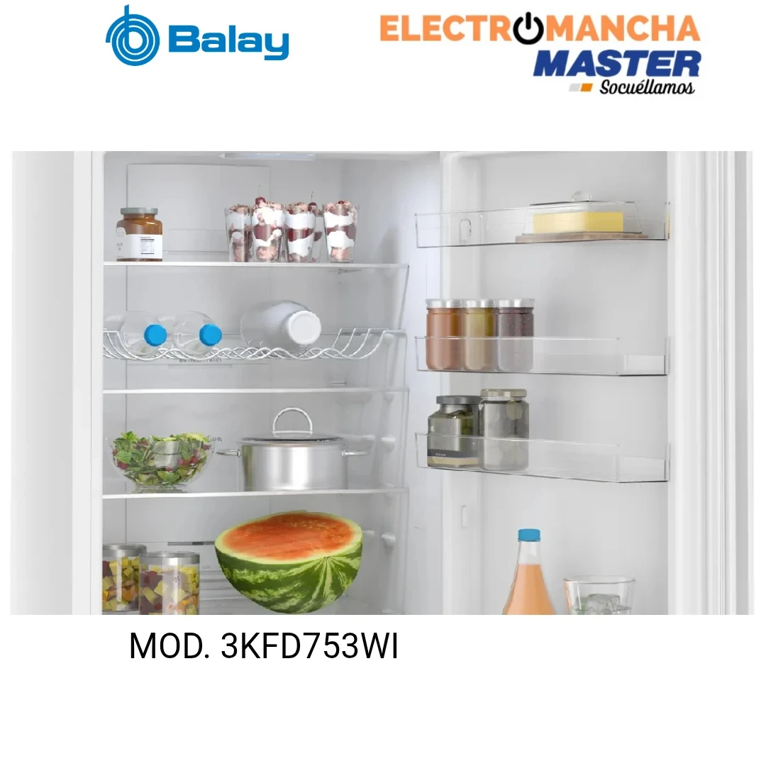FRIGO COMBI BALAY 3KFD753WI 2,03*60 BLANCO NF CLASE D  5