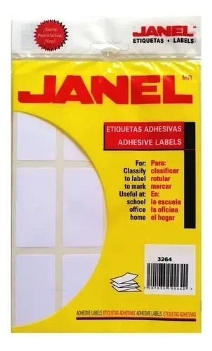 etiquetas blancas #24 janel