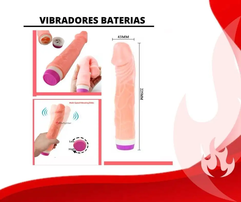 Dildo con vibrador 