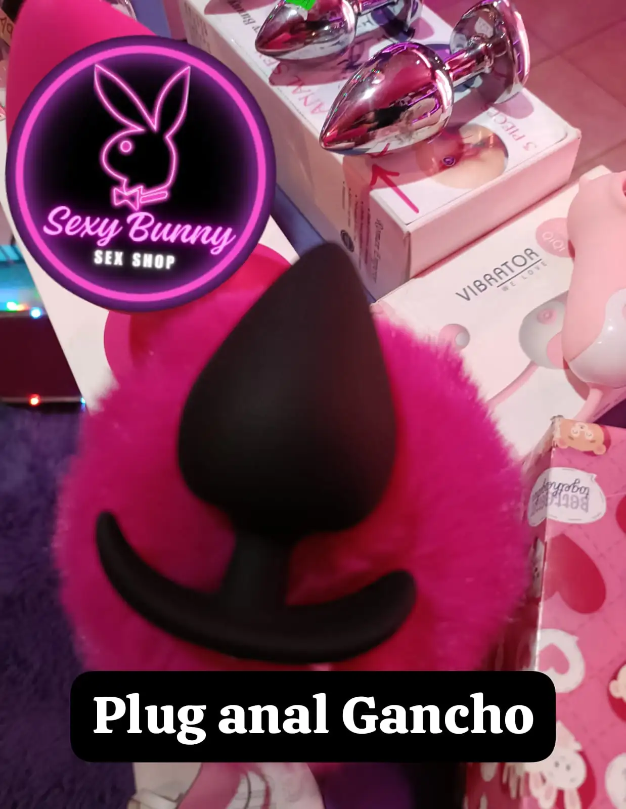 Plug anal gancho talla M