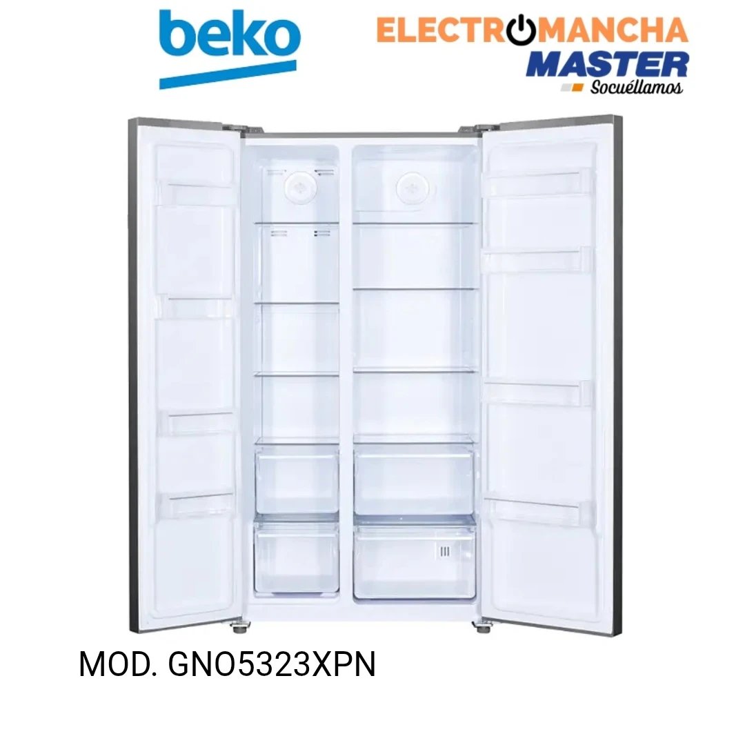 FRIGO AMERICANO BEKO GNO5323XPN INOX 1,77*91 NF D  3