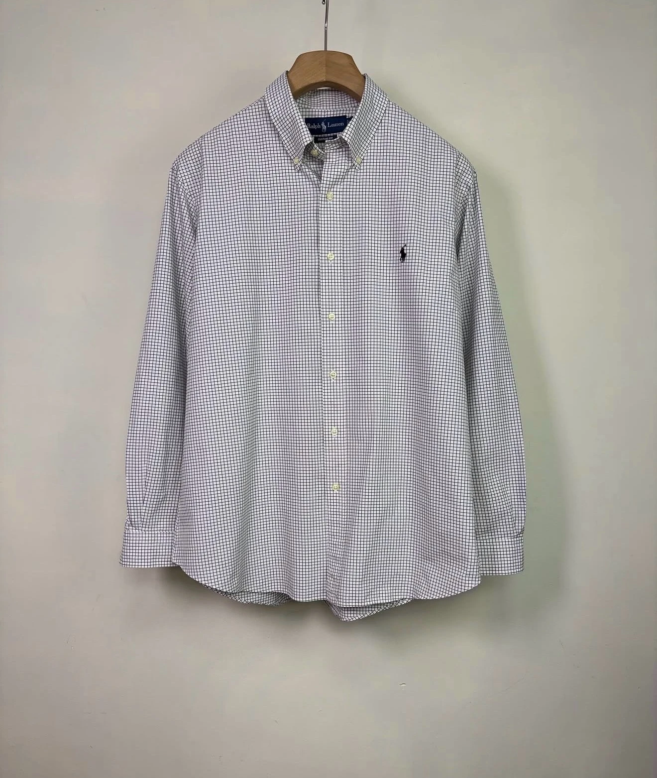 Polo Ralph Lauren Custom Fit Gingham Check Dress Shirt 
