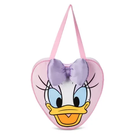 BOLSA DE LONA CON CARA GRANDE DE DAISY DUCK