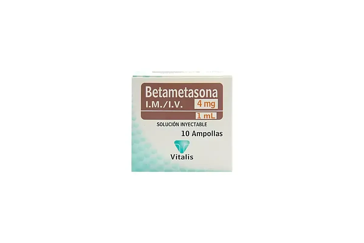 BETAMETASONA 4 MG X 10 AMP VITALIS