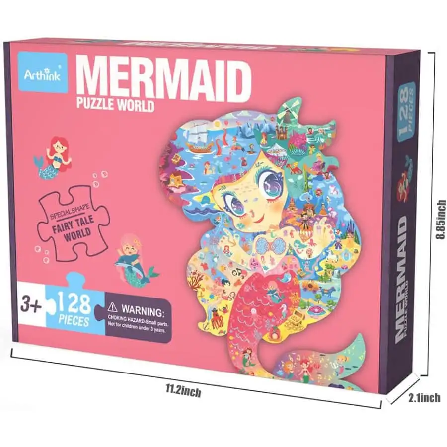 Puzzle sirena 128 piezas