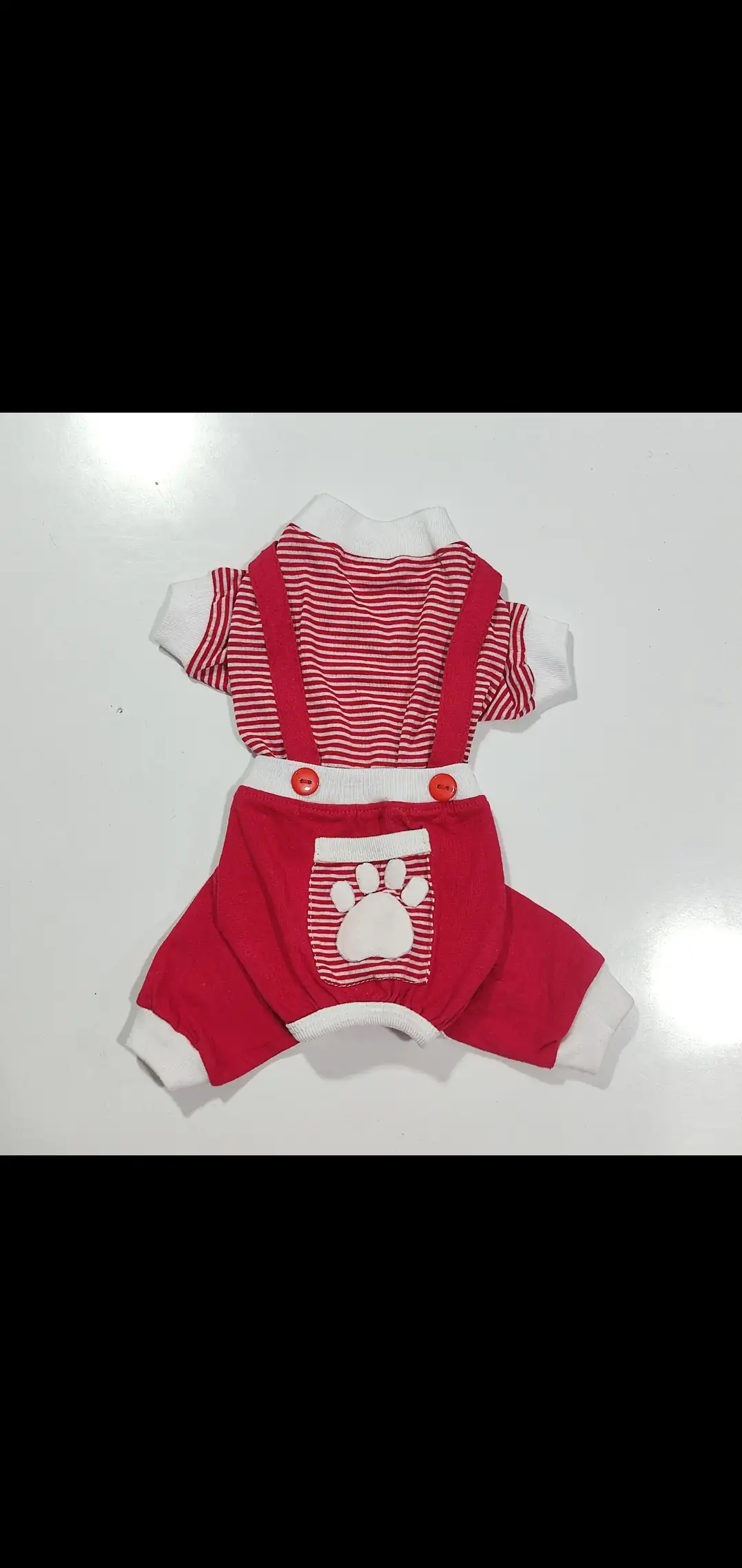 ENTERIZO ROJO RAYAS
