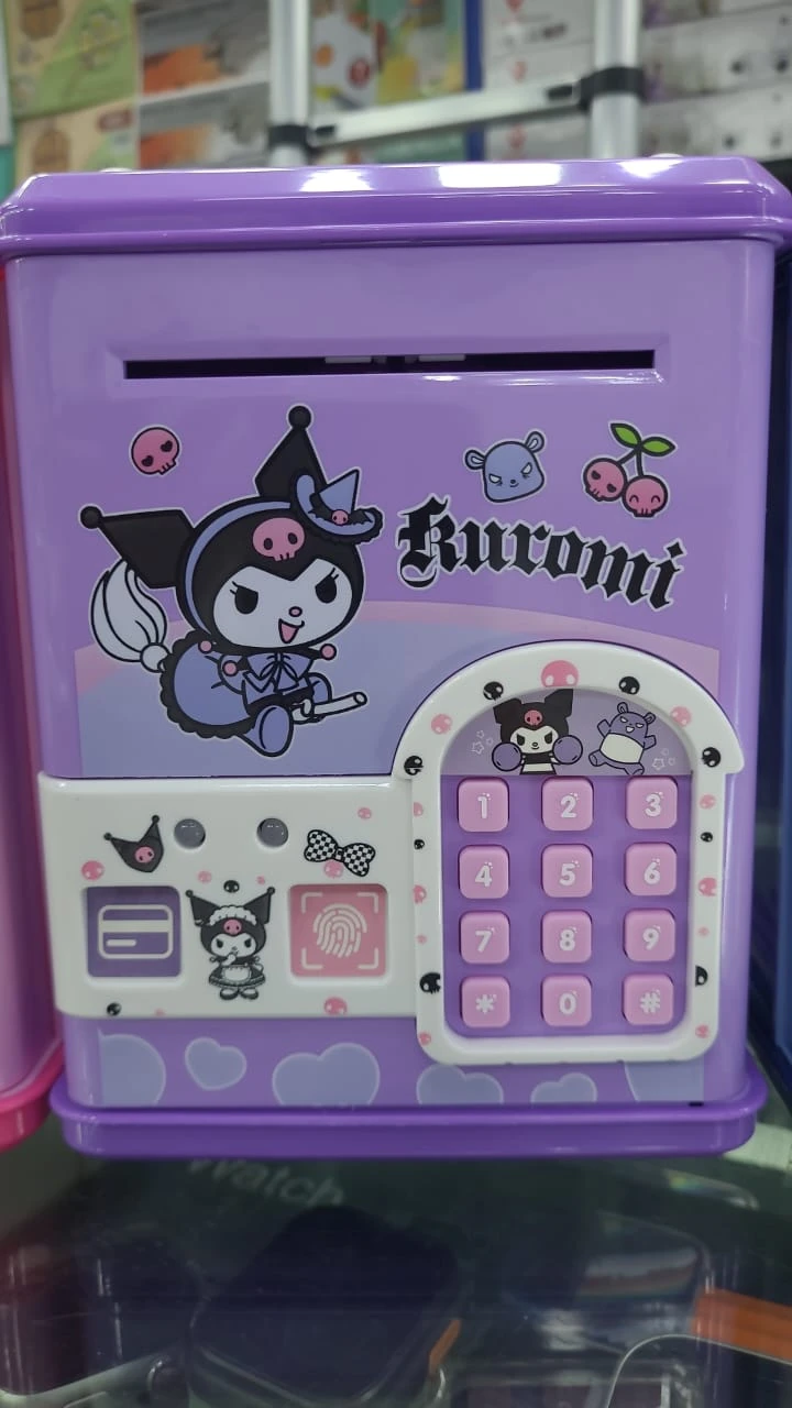 Alcancía de niños Kuromi Morada 