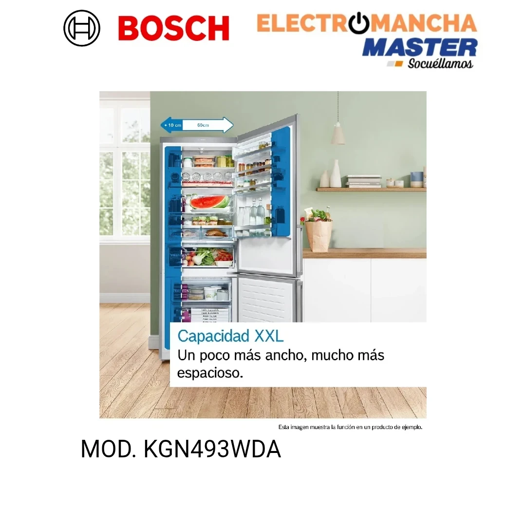 FRIGO COMBI BOSCH KGN493WDA 2,03"70 BLANCO NF CLASE D 10