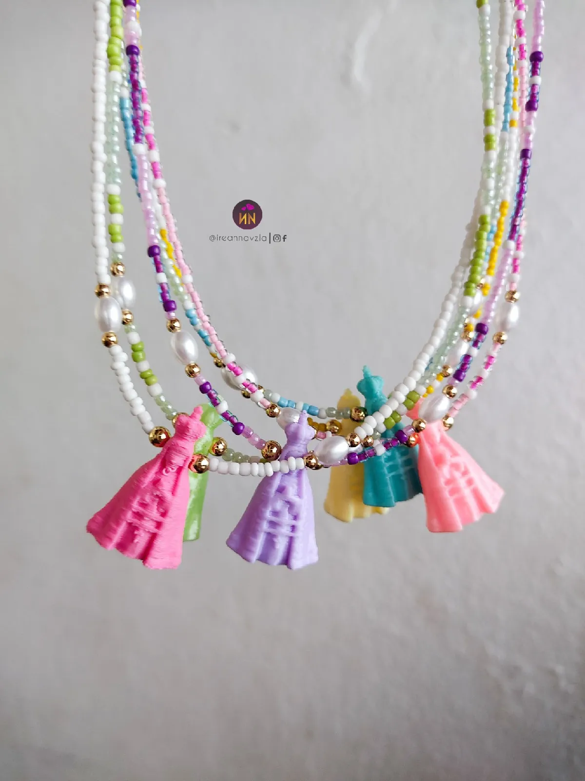 Collar Virgen del Valle colores 🌈 4