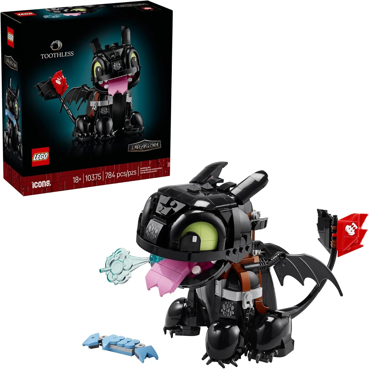 LEGO Icons Cómo entrenar a tu dragón: Desdentado