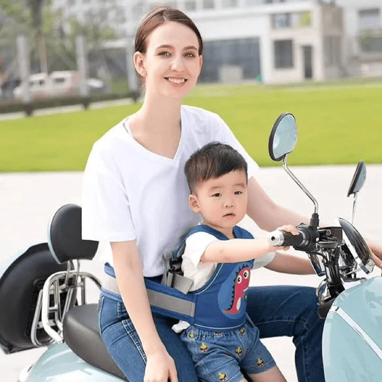 CANGURO DE SEGURIDAD PARA NIÑOS DE MOTO