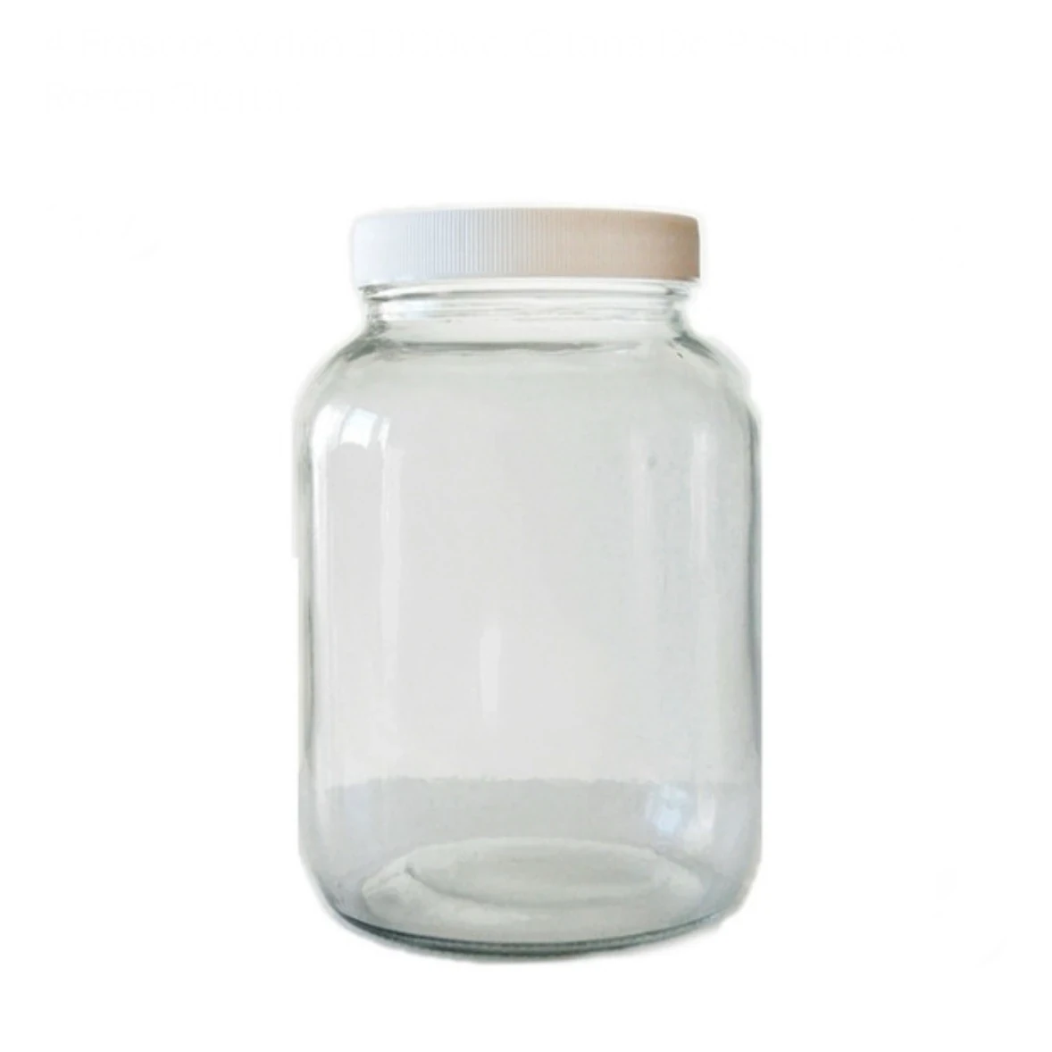Gigante frasco de vidrio 3000 ml con tapa plastica