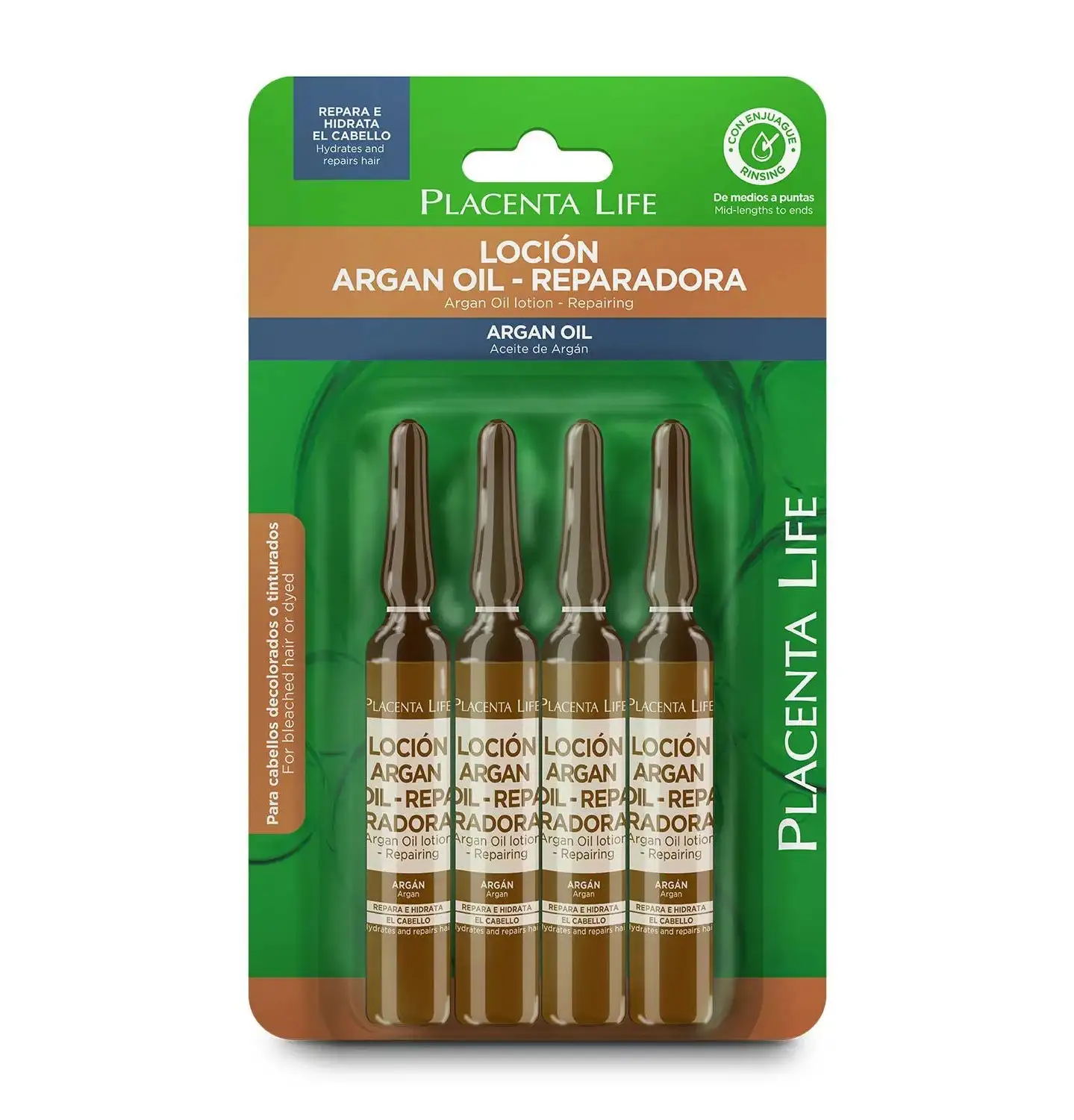 Ampolla de Argan kit de 4 pcs