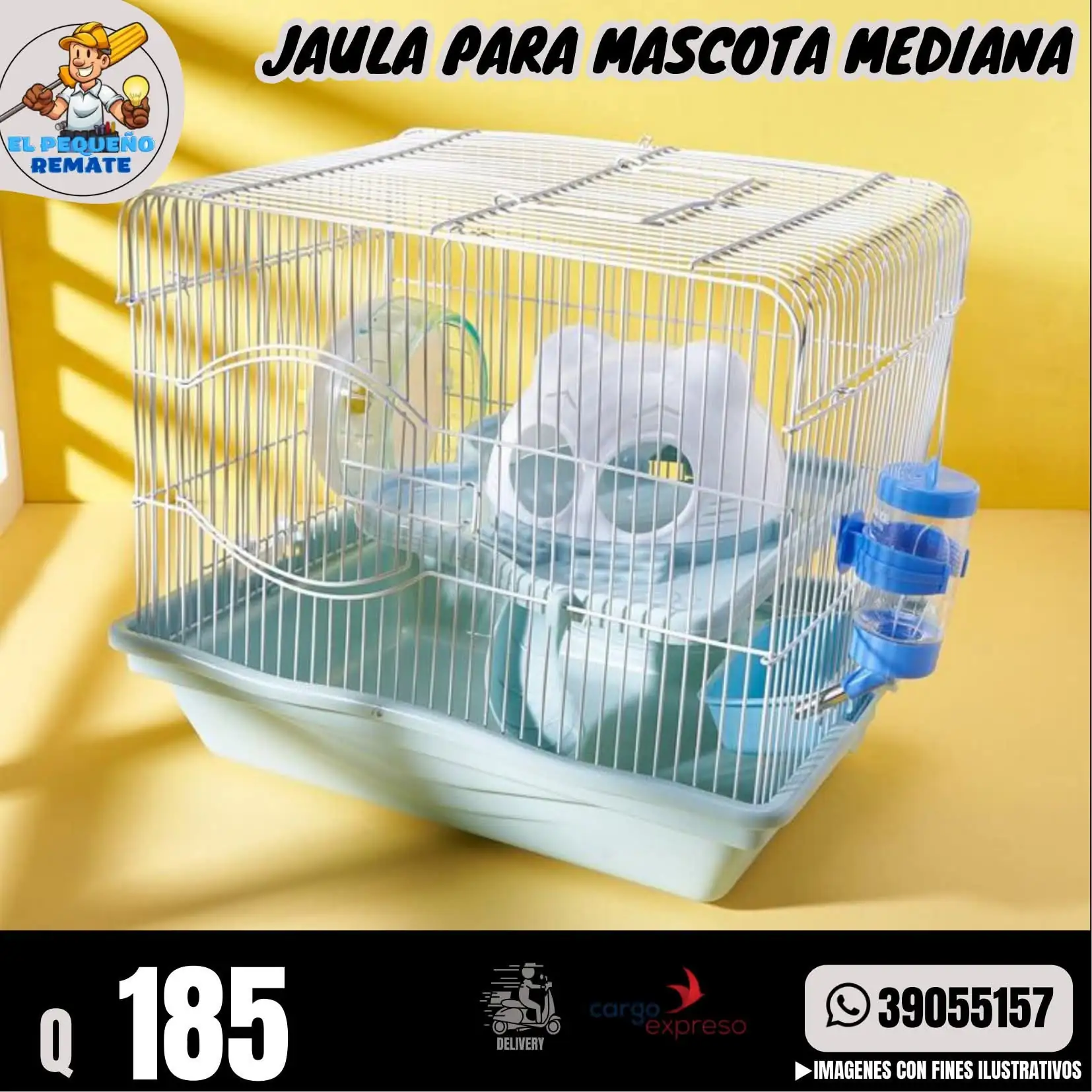JAULA PARA HÁMSTER MEDIANO