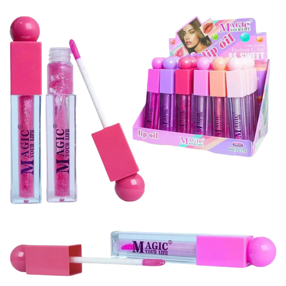 6 Brillos para Labios Be Sweet Magic your Life