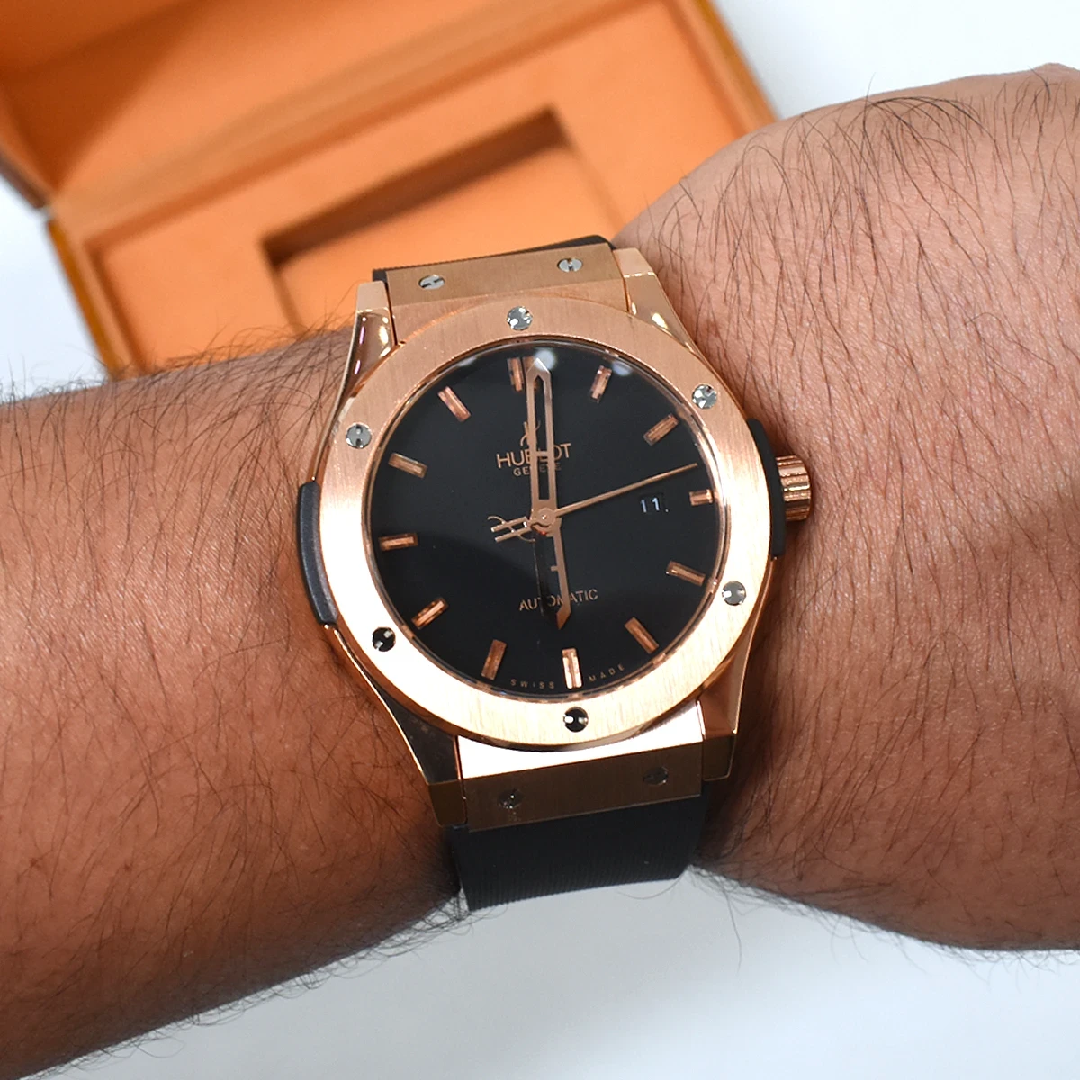 &nbsp; Hublot Classic Fusion En Oro Rosado
