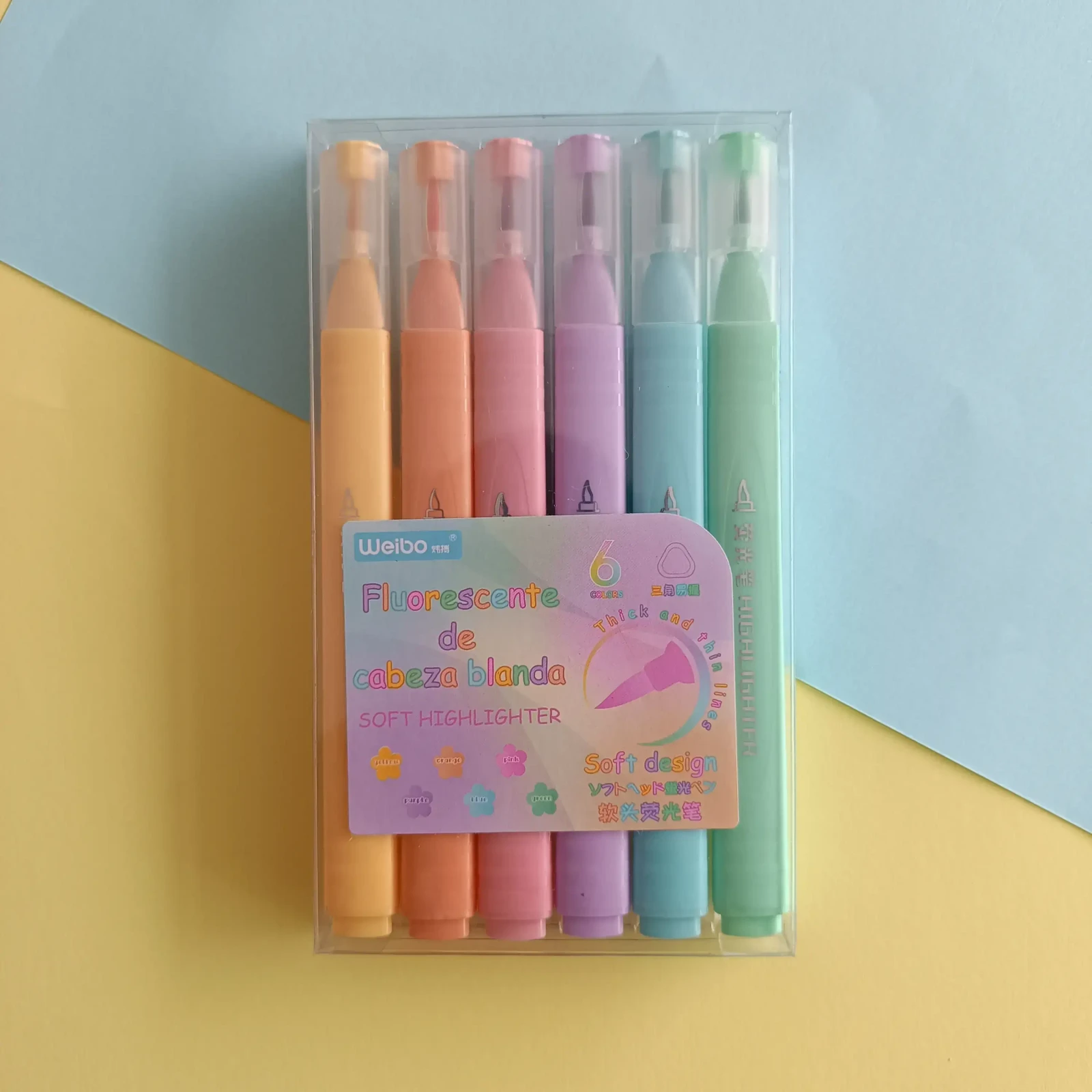 RESALTADOR PASTEL X6