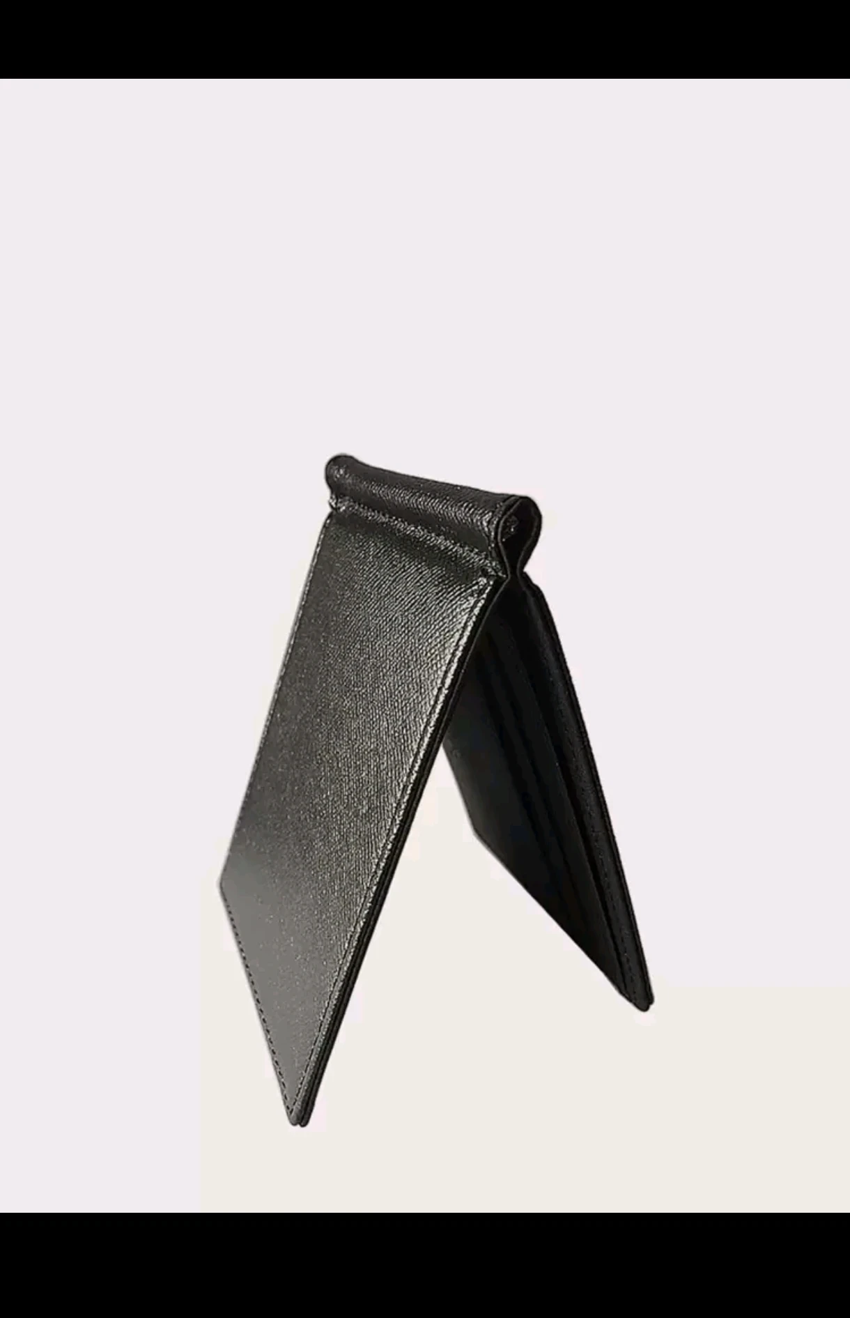 Billetera Minimalista Slim con Clip Metálico - Tarjetero de Poliuretano 100% Texturizado Premium 3